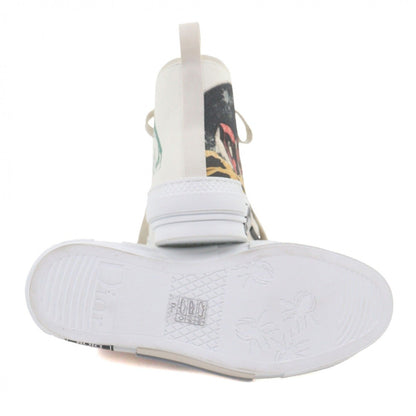 Dior Homme Astero Canvas High Cut Sneakers White 40 — view 5