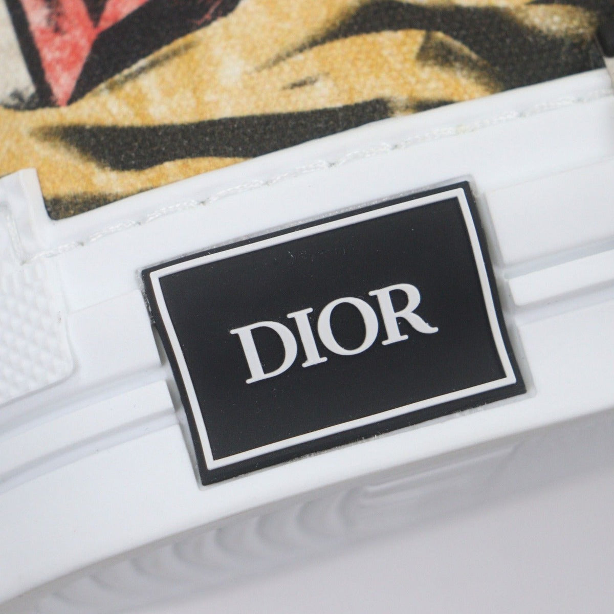 Dior Homme Astero Canvas High Cut Sneakers White 40 — view 8