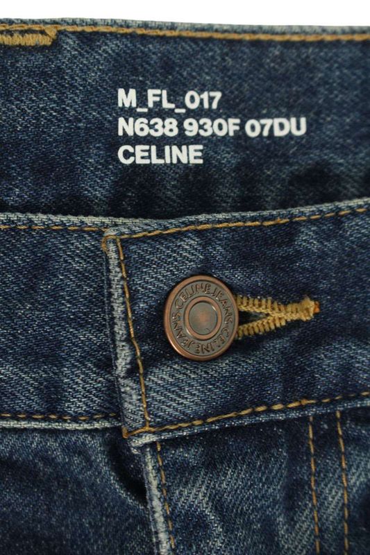 Celine 25SS 2n638930f Washed Flared Denim Pants Men's 32