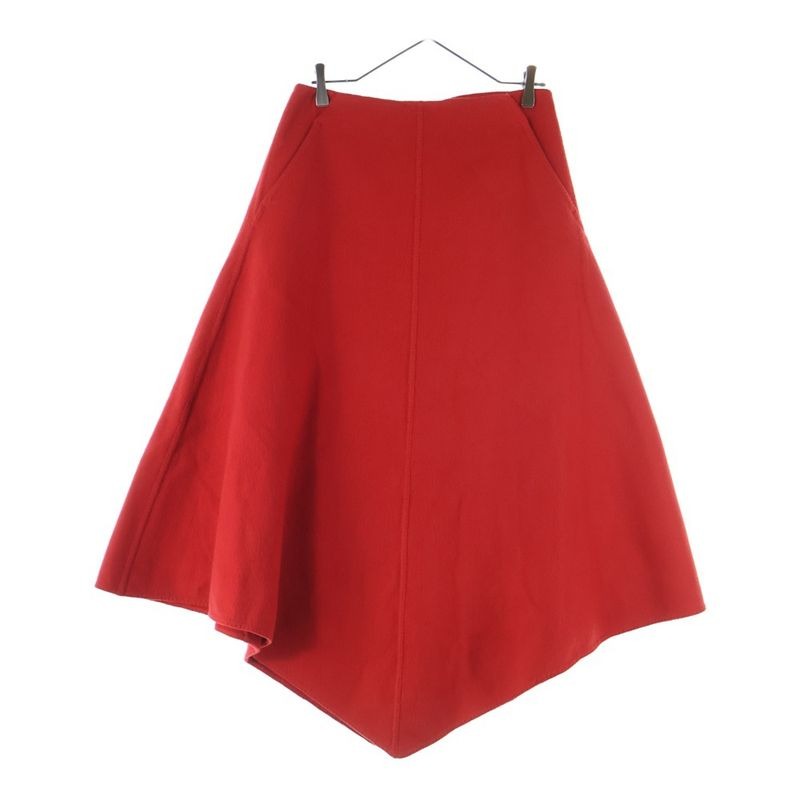 Louis Vuitton Cashmere Long Skirt Red