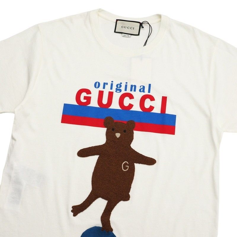 Gucci Short Sleeve T-shirt Size M BearCut And Sewn Cotton Made In