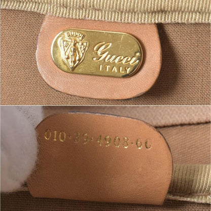 Gucci Vintage Micro GG Boston Bag Beige — view 10