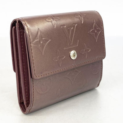 Louis Vuitton Trifold Wallet Monogram Matte Porte Monnaie Vivier Carte Cles Di