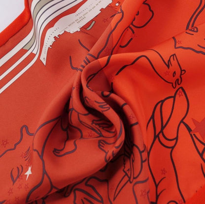 Hermes Dress Sleeveless Knit With Silk Transition