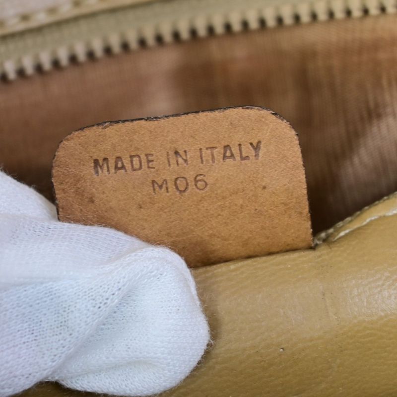 Celine Macadam Second Bag Clutch Bag Beige 01bs111