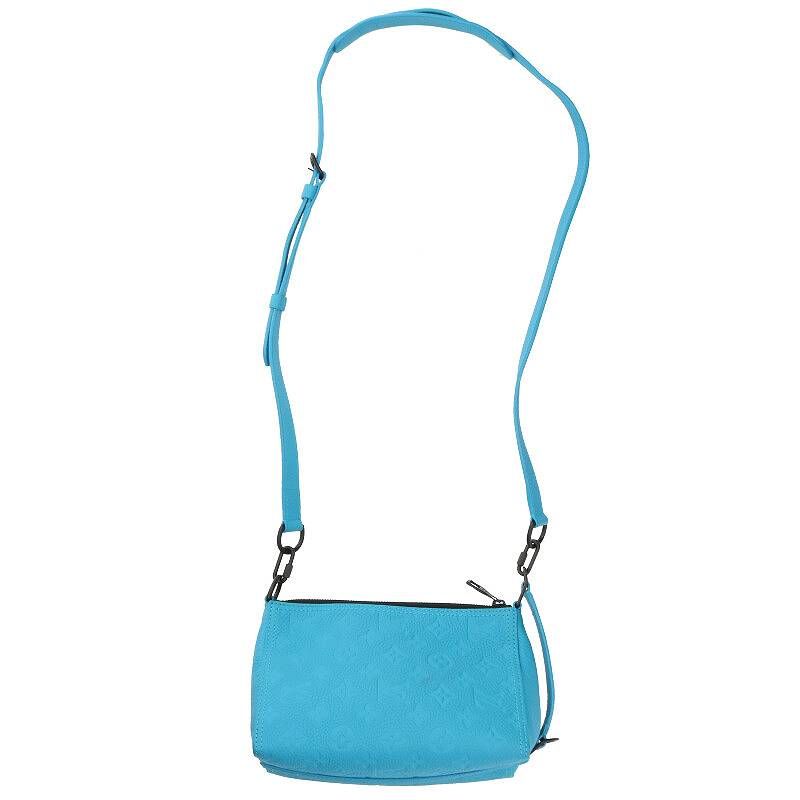 Louis Vuitton M55925 Monogram Triangle Messenger Shoulder Bag For Men