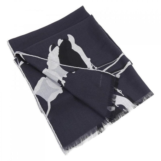 Hermes Rodeo Noir Stole