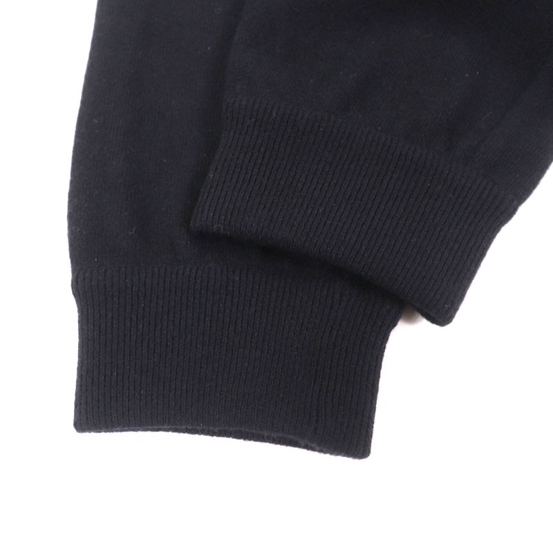 Prada Ump62 Cashmere Blend Re-nylon Triangle Logo Knit Pants Bottoms Black 44