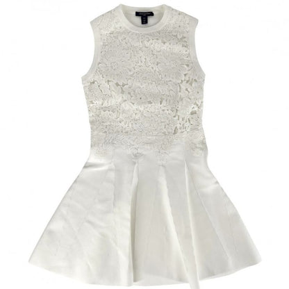 Louis Vuitton Dress Women Knit Sleeveless Apparel Clothing Lace Side