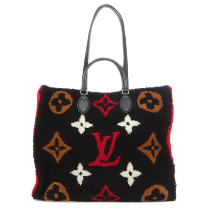 Louis Vuitton M55421 Monogram - Teddy On The Go GM Tote Bag Shearling Women