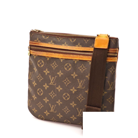 Louis Vuitton Pochette Bosphere Shoulder Bag Light Brown