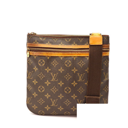 Louis Vuitton Pochette Bosphere Shoulder Bag Light Brown