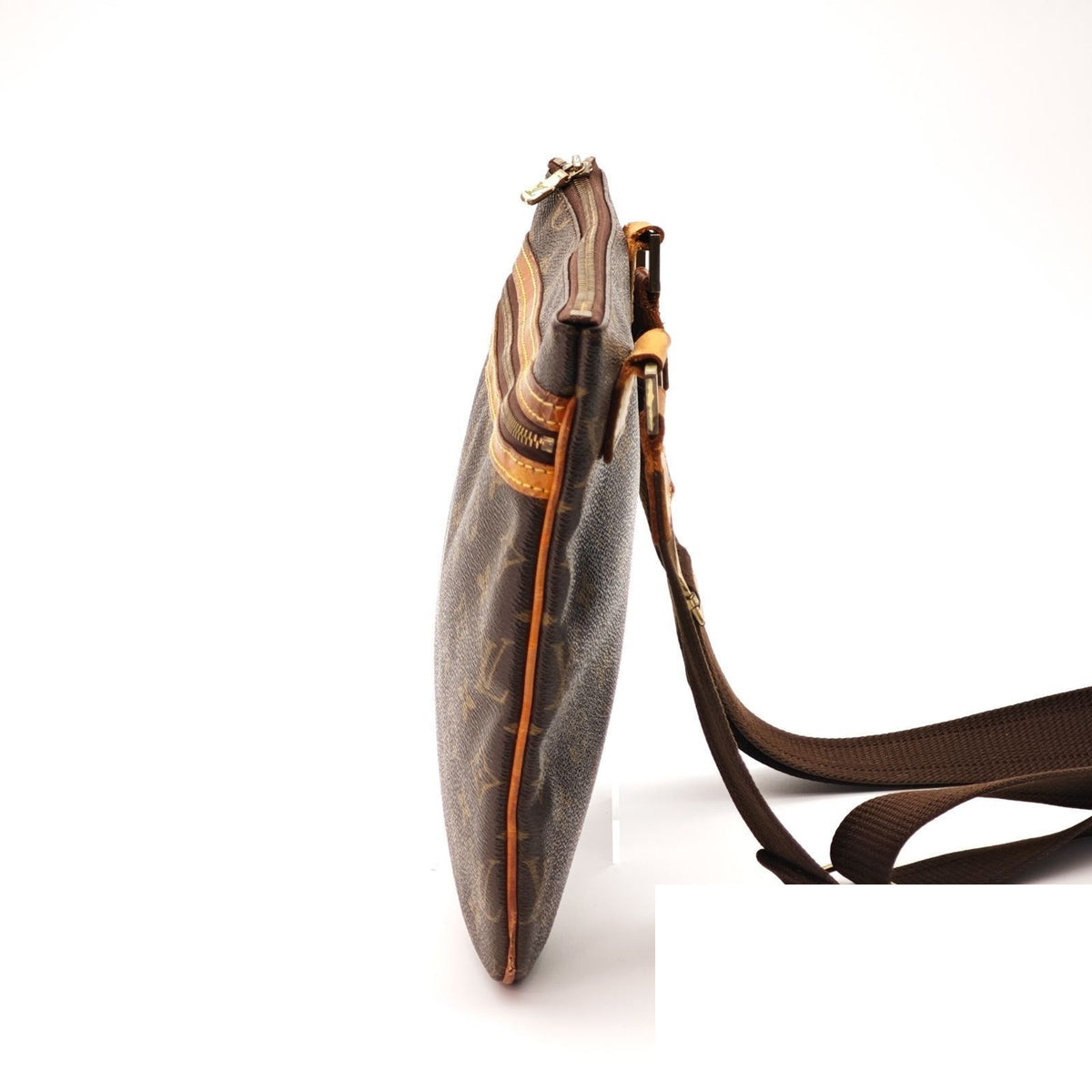 Louis Vuitton Pochette Bosphere Shoulder Bag Light Brown