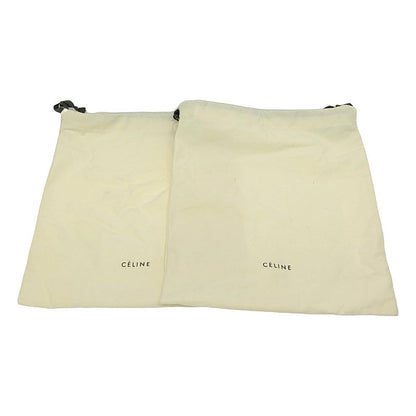 Celine - Phoebe Period Suede Leather Strap Sandals - 36 1 2 - Black - Women's