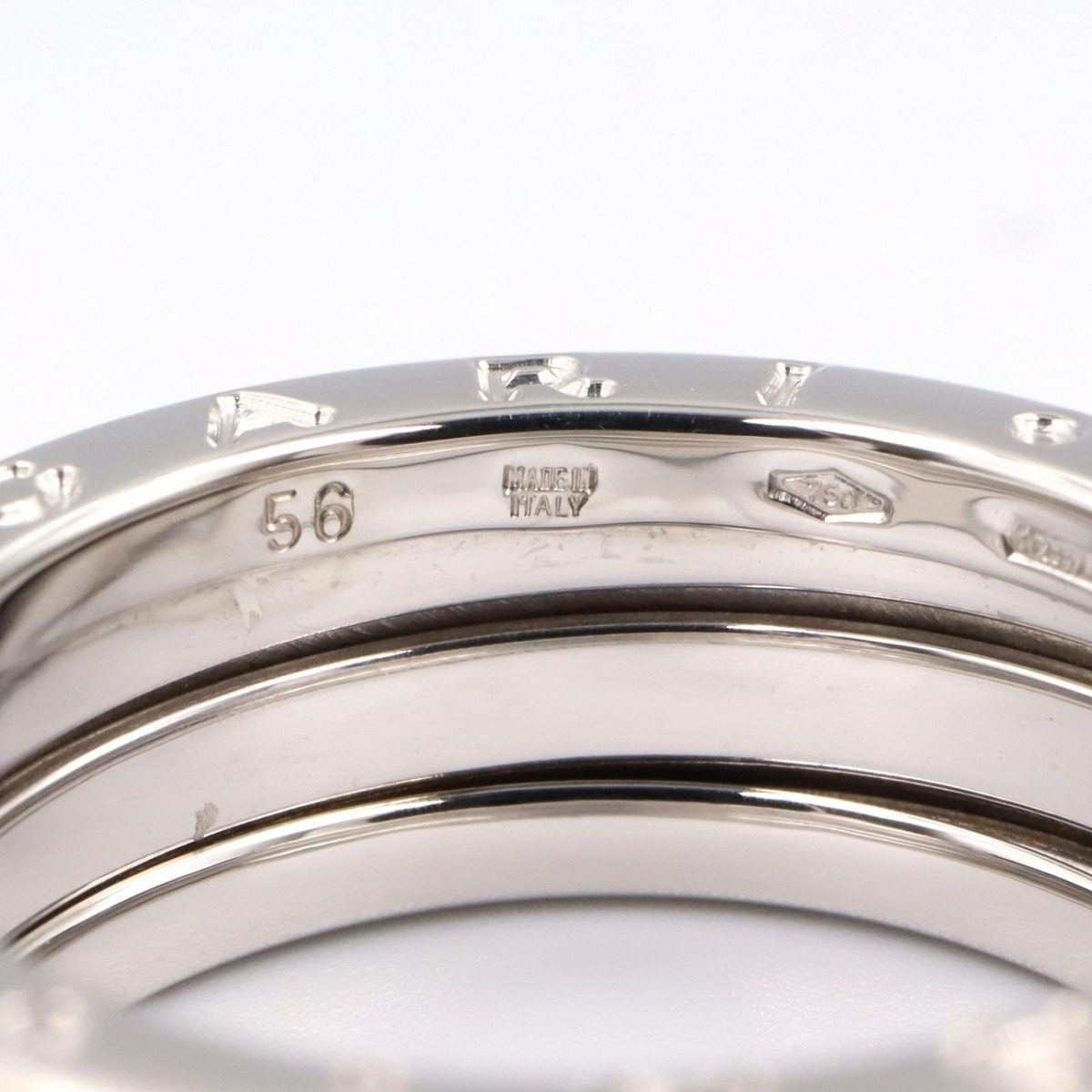 Bvlgari Ring B-zero One Band 18k White Gold — view 4