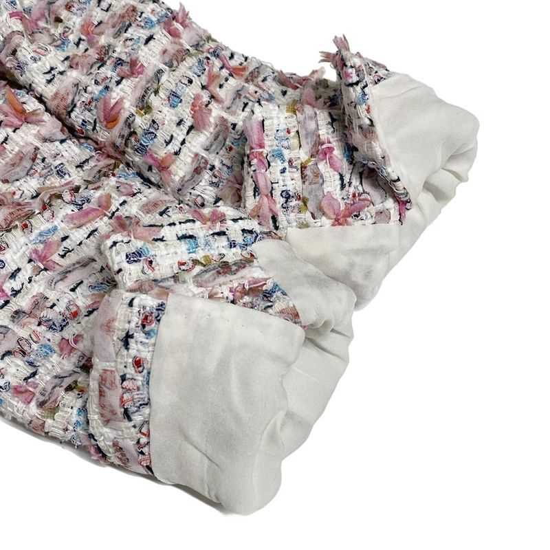 Chanel Jacket Size 34 S Women - P74009 White X Pink X Multi Long Sleeves /