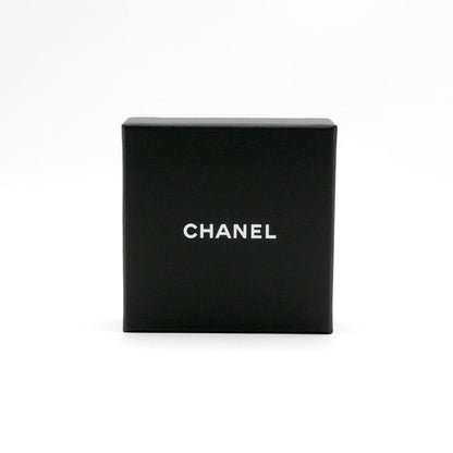 Chanel Earrings Earring Gold Coco Mark Round Rhinestone