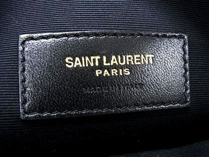 Yvessaint Laurent Yves Saint Laurent Rive Gauche Wool And Leather One Handle