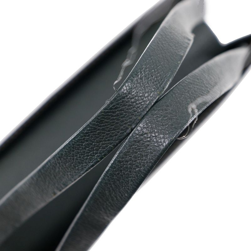 Hermes Lucy PM Box Calf Dark Green □B Ladies Handbag