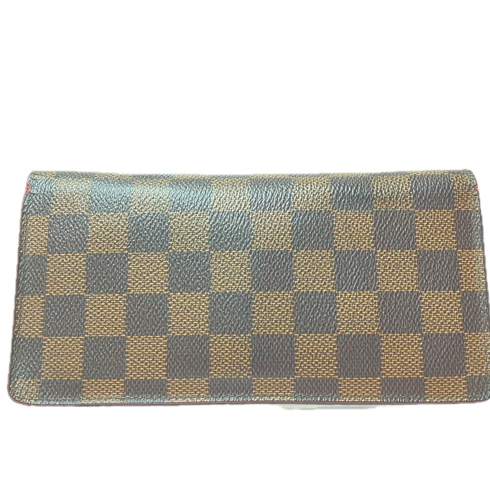 Louis Vuitton Men's Bifold Long Wallet Damier Portefeuille Long Coin Purse