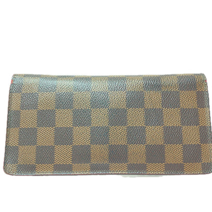 Louis Vuitton Men's Bifold Long Wallet Damier Portefeuille Long Coin Purse