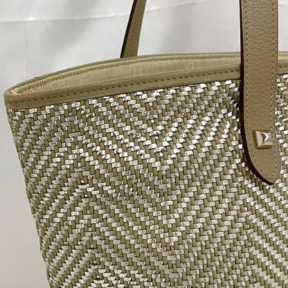 Hermes Tote Bag Chennai Tote MM Ec23011 Beige