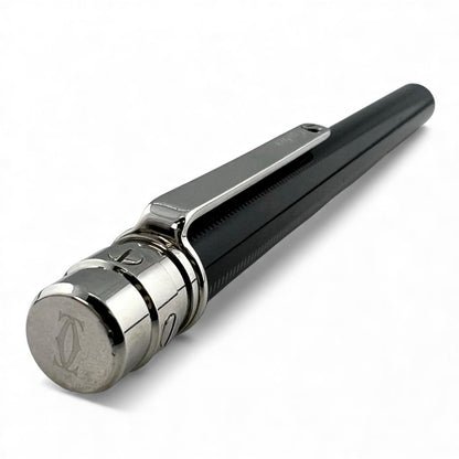 Cartier Santos de Cartier Twist Ballpoint Pen Black Silver Made — view 4