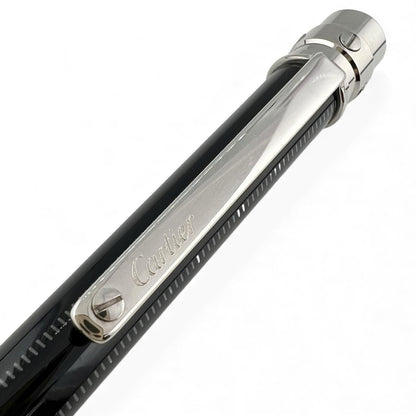 Cartier Santos de Cartier Twist Ballpoint Pen Black Silver Made — view 5