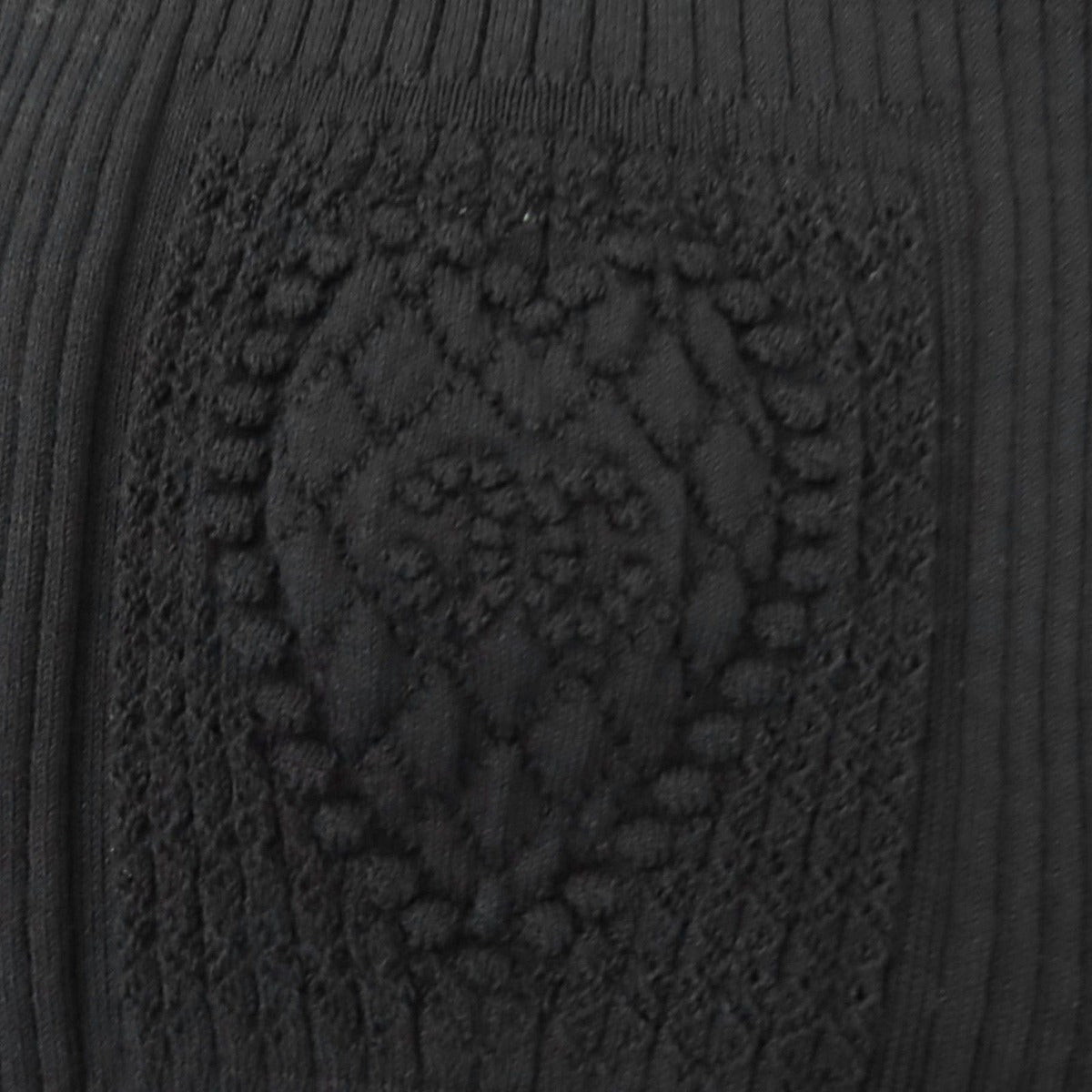 Chanel Cotton CC Logo Sleeveless Knit Top Black 42 Hat — view 5
