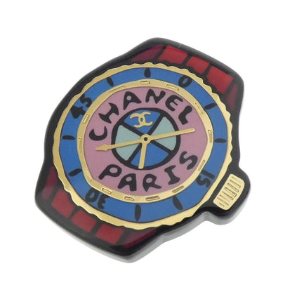Chanel Pin Brooch Red