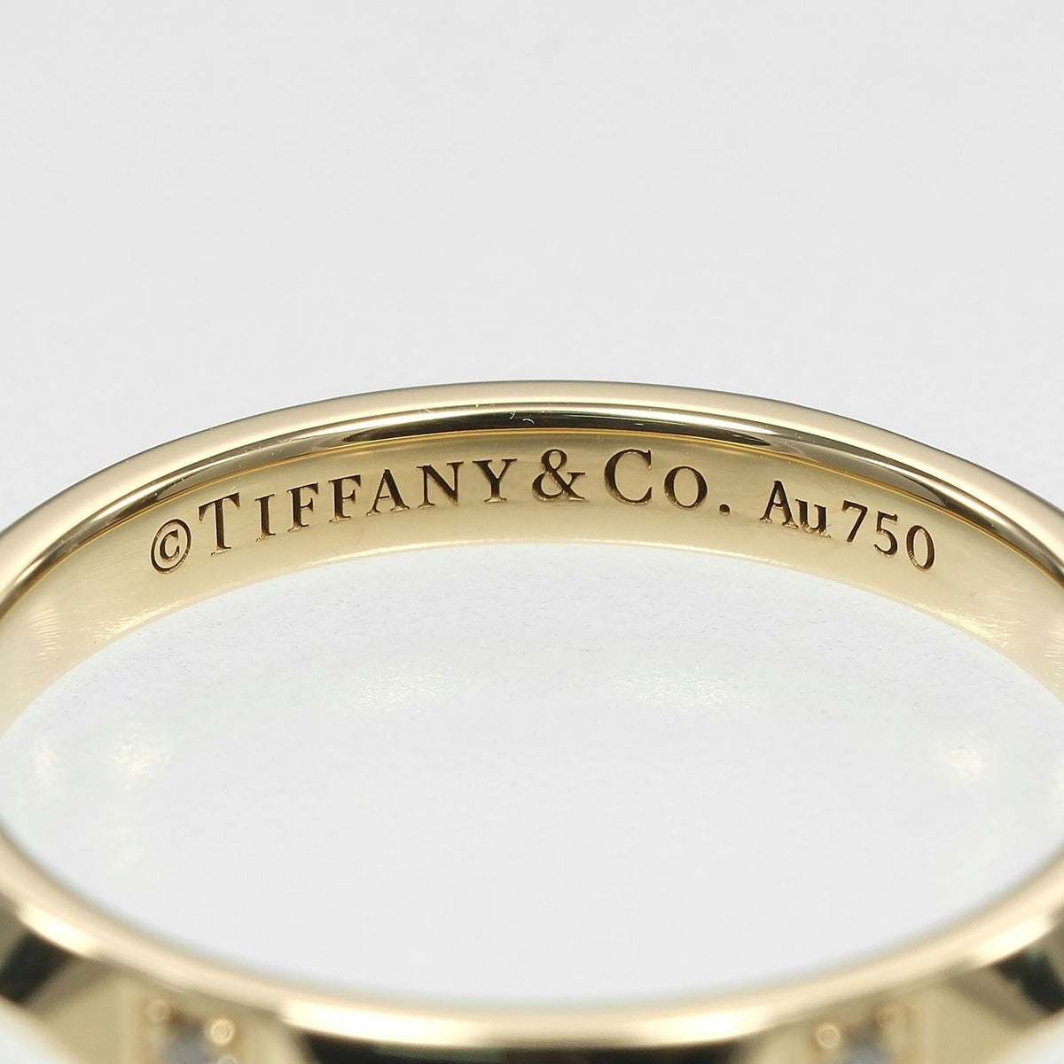 Tiffany & Co Yellow Gold Diamond Ring — view 5