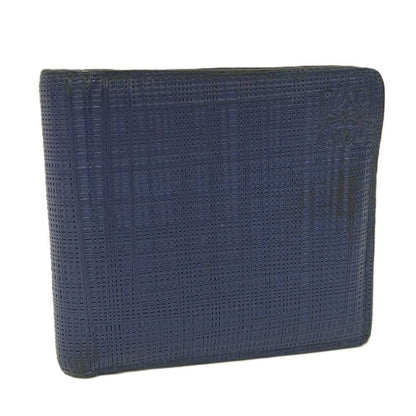 Loewe Bifold Wallet Leather Navy