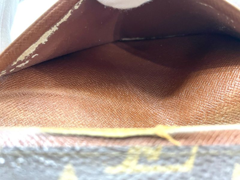 Louis Vuitton Monogram Porte Monet Vieux Trésor M61730 Foldable Wallet L-shape