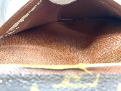 Louis Vuitton Monogram Porte Monet Vieux Trésor M61730 Foldable Wallet L-shape