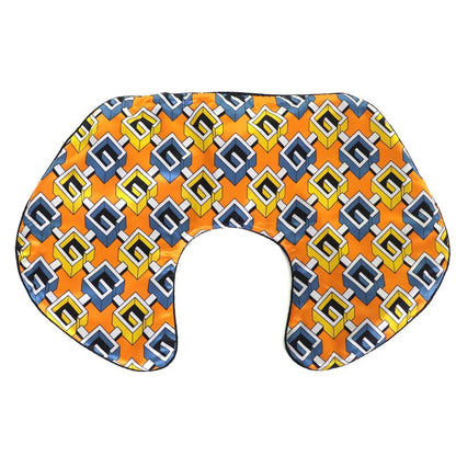 Gucci Silk Geometric G Travel Set Eye Mask Air Pillow Slippers 3-piece Set