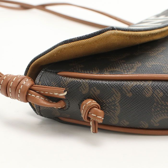 Celine Triomphe Canvas Crossbody Shoulder Bag Triomphe Canvas Scuff Deuce