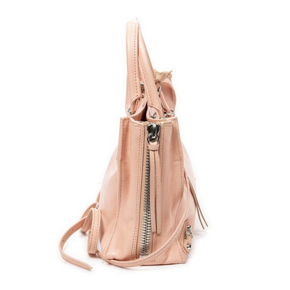 Balenciaga Papier A6 Zip Around Tote Pink Calfskin Leather — view 4