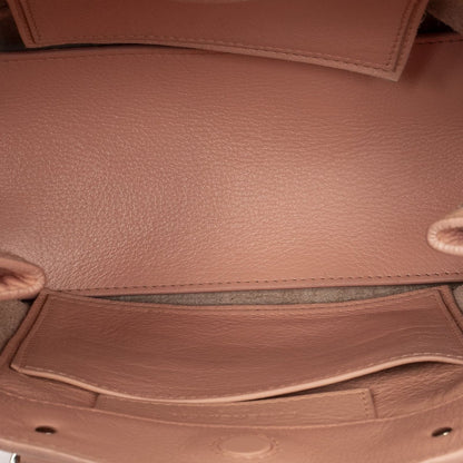 Balenciaga Papier A6 Zip Around Tote Pink Calfskin Leather — view 9