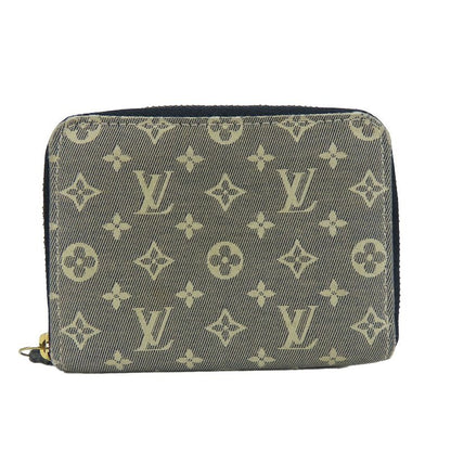 Louis Vuitton Coin Case Purse Monogram Idylle Ankle Navy