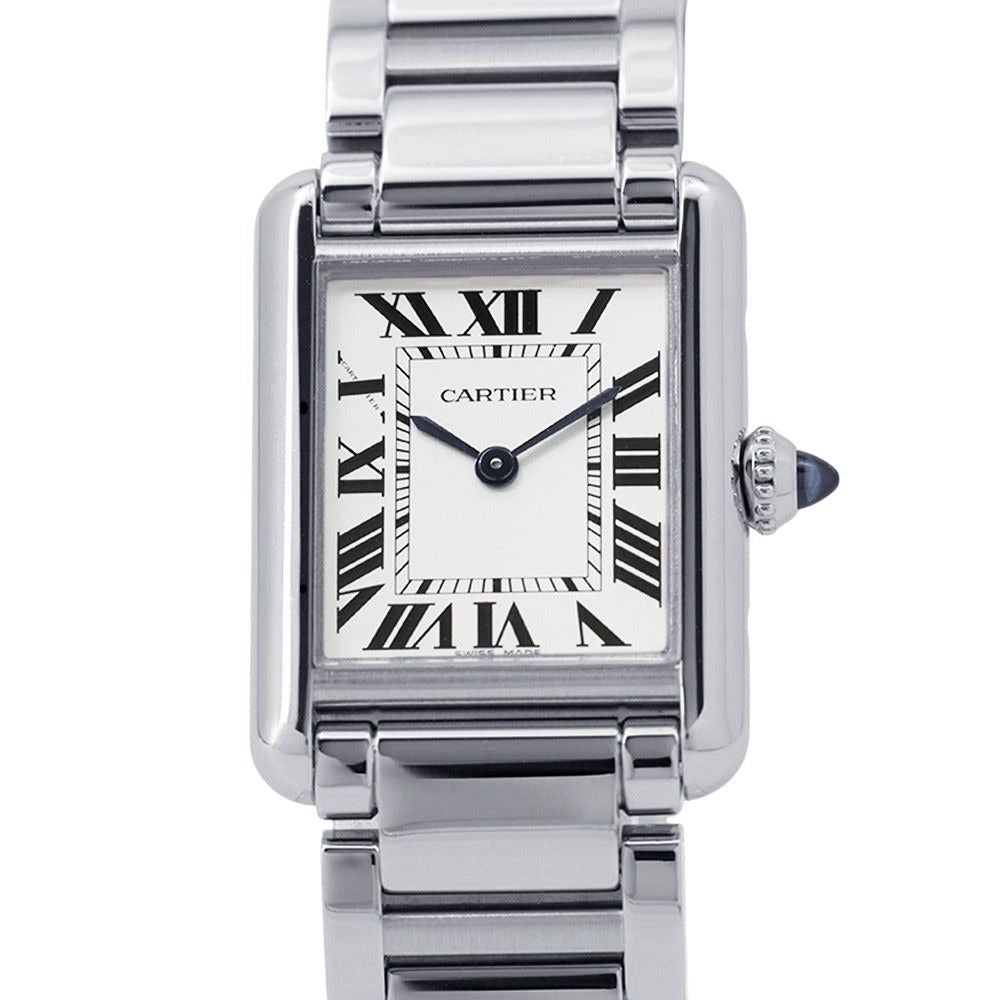 Cartier Tank Mast SM Watch Silver Dial Quartz