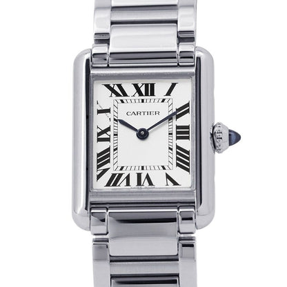 Cartier Tank Mast SM Watch Silver Dial Quartz