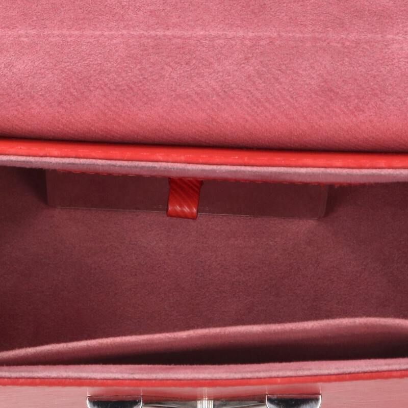 Louis Vuitton M50523 Twist MM Epi Coquelicot Shoulder Bag Women MM