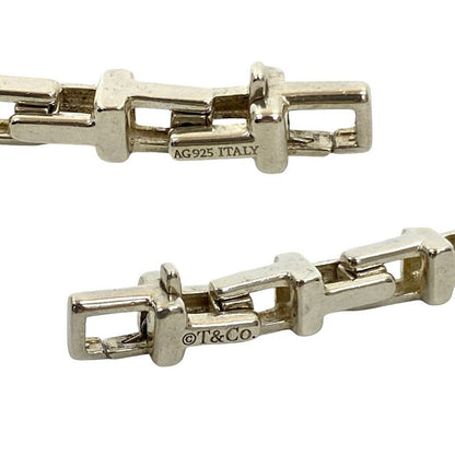 Tiffany & Co T Narrow Bracelet Silver 925 Chain Bangle Accessories