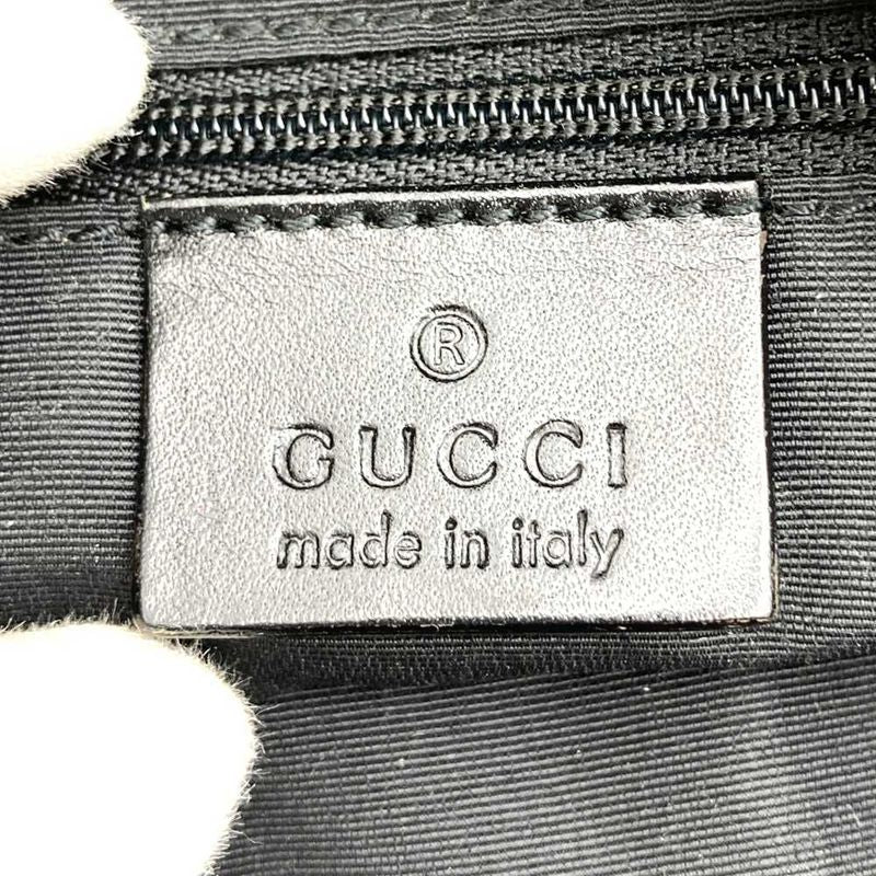 Gucci 90762 GG Canvas Shoulder Bag Black Ladies Men Fashion Gift