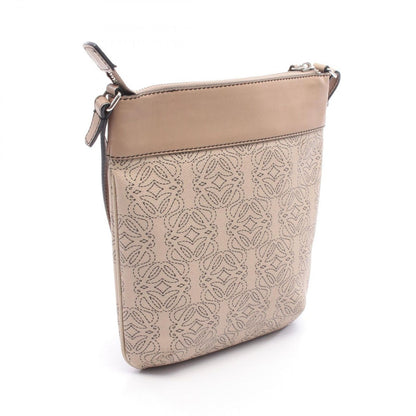 Loewe Shoulder Bag Repeat Anagram Beige Leather — view 2