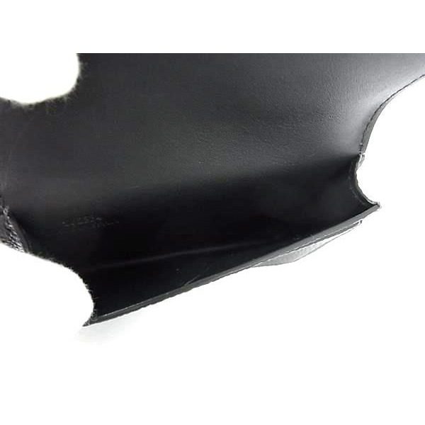 Loewe Anagram Leather Card Case Business Holder Gray — view 4