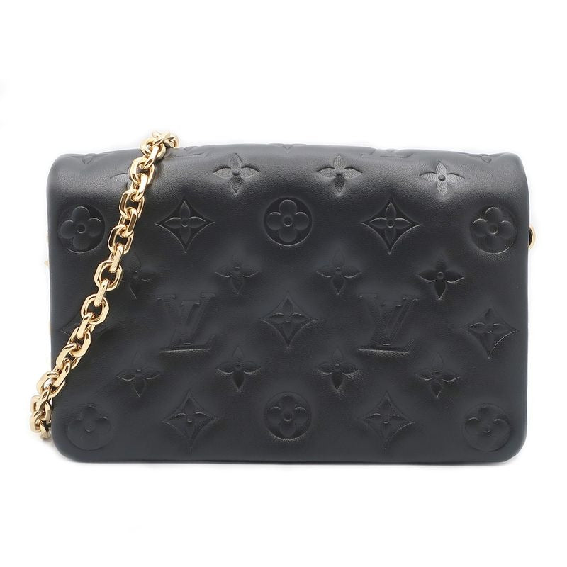Louis Vuitton Pochette Cousin Shoulder Bag Monogram Black