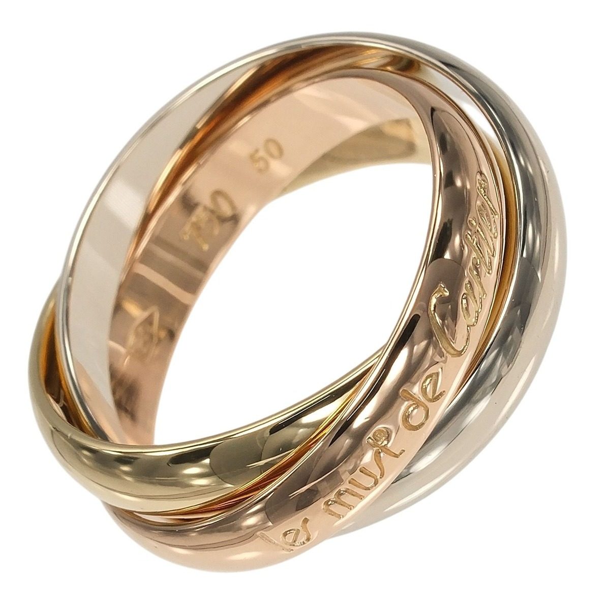 Cartier Trinity mm Band 18k Gold Ring