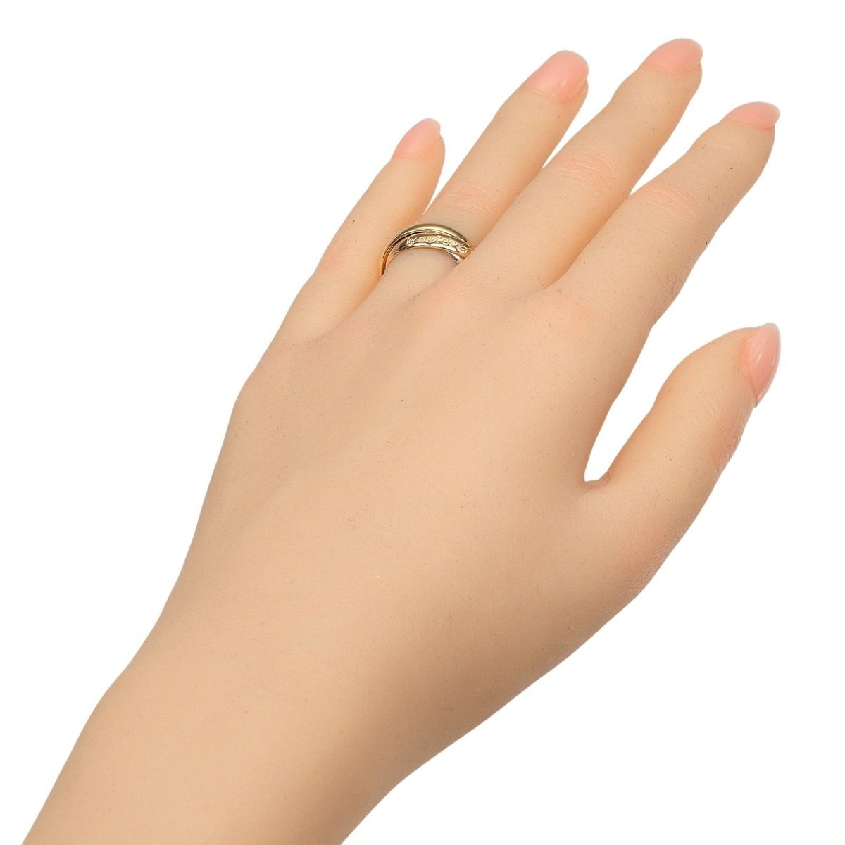 Cartier Trinity mm Band 18k Gold Ring — view 2