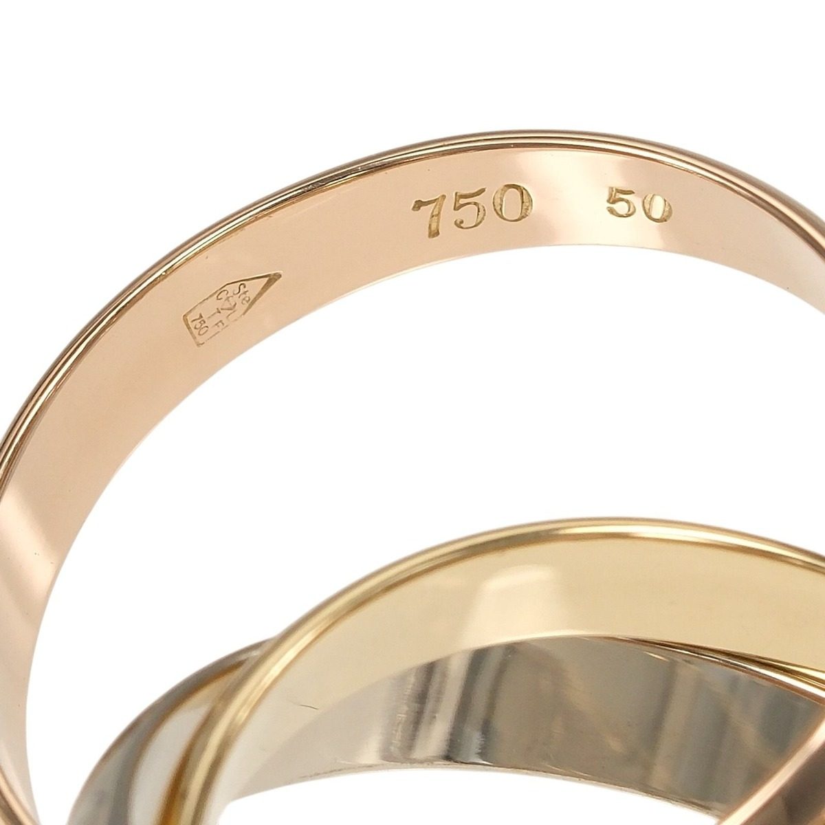 Cartier Trinity mm Band 18k Gold Ring — view 5